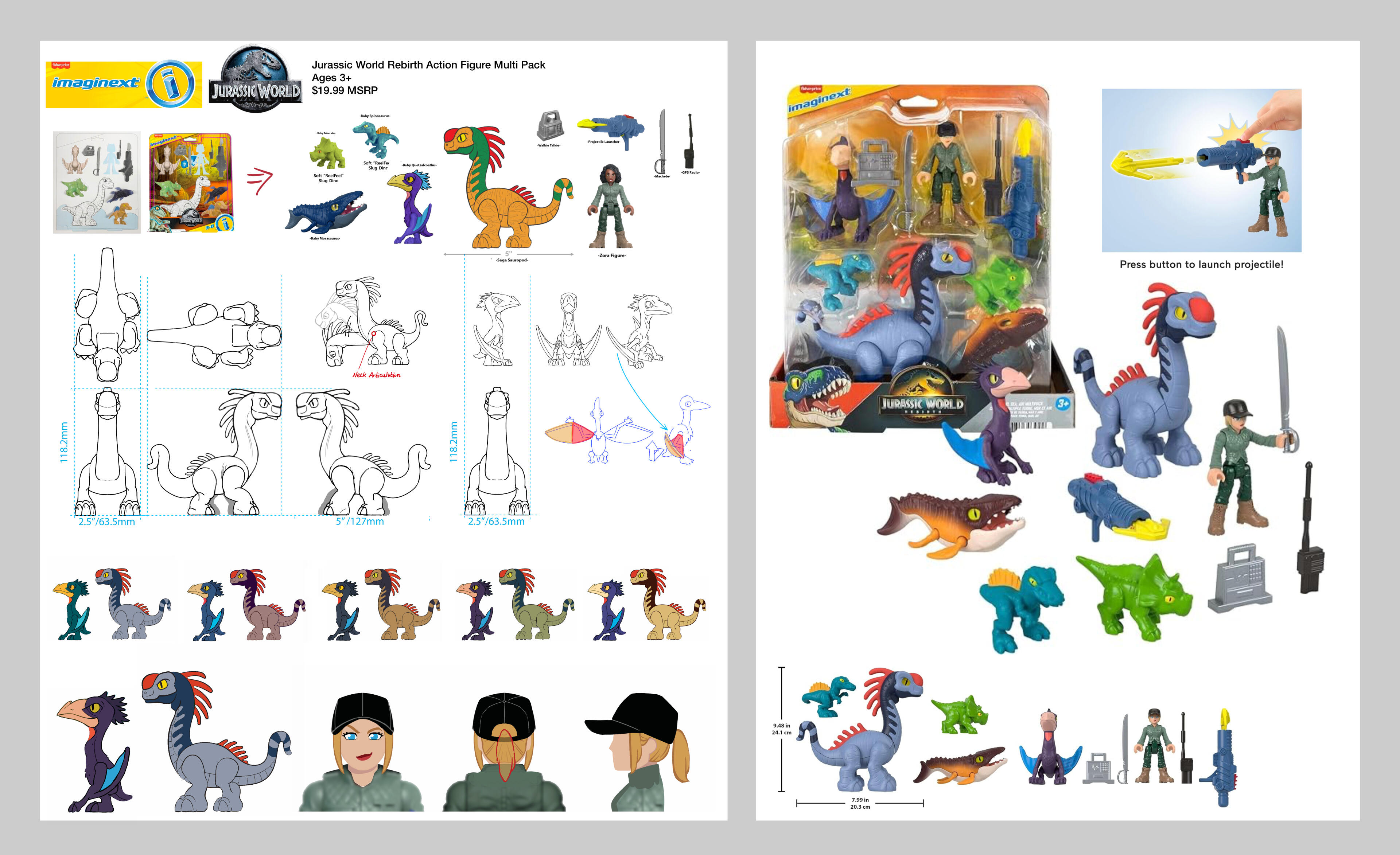 Jurassic World Rebirth: Figure Multi Pack